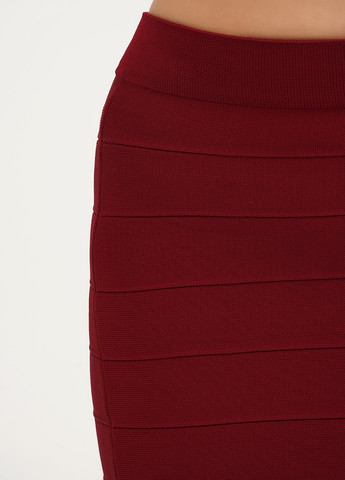 Бордовая кэжуал однотонная юбка Vicolo карандаш
