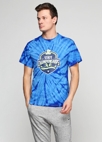 Светло-синяя летняя футболка Dynasty