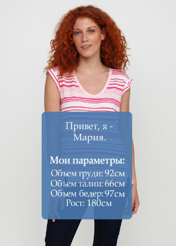 Розовая летняя футболка Gap