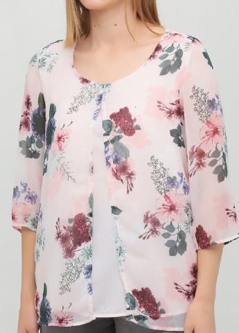 Светло-розовая демисезонная блуза Alessa W