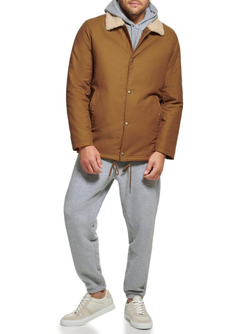 Коричнева демісезонна куртка Calvin Klein