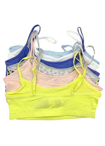 Комбинированный топ бюстгальтер (6 шт.) Calvin Klein без косточек хлопок