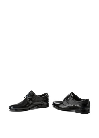 Черные кэжуал напівчеревики lasocki for men mi08-c346-384-02 Lasocki for men на шнурках