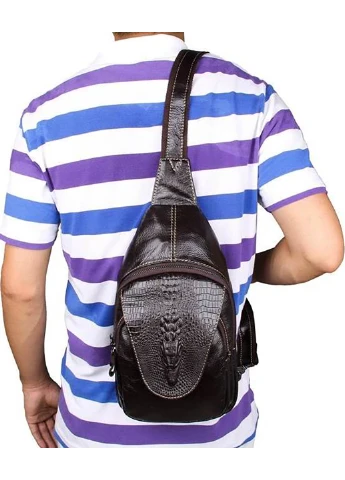 Чоловіча шкіряна сумка 23х45,5х4 см Vintage (252129739)