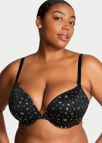 Чорний демісезонний комплект (бюстгальтер, трусики) Victoria's Secret