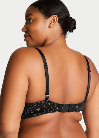 Чорний демісезонний комплект (бюстгальтер, трусики) Victoria's Secret