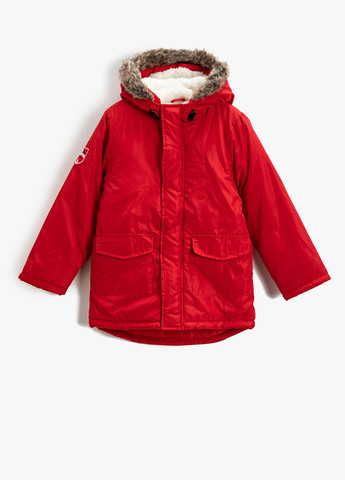 Красная зимняя куртка KOTON