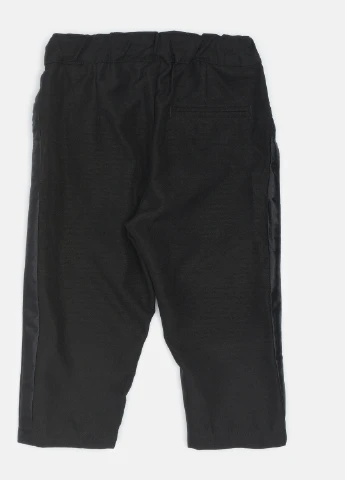 Черные кэжуал демисезонные брюки H&M