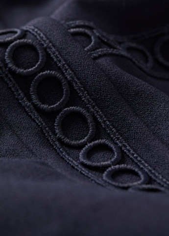 Темно-синя кежуал сукня H&M однотонна