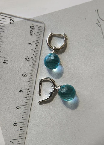 Сережки Silver Flame (350941505)
