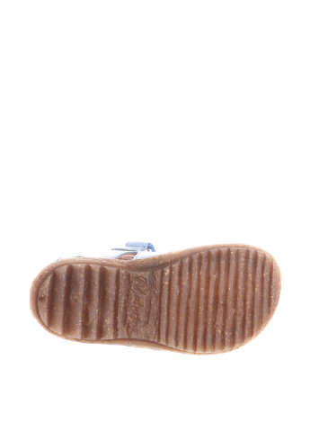 Голубые кэжуал сандалии Naturino на липучке