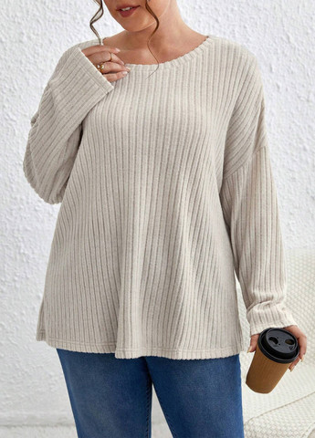 Светло-бежевый демисезонный джемпер джемпер SHEIN