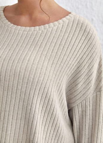 Светло-бежевый демисезонный джемпер джемпер SHEIN