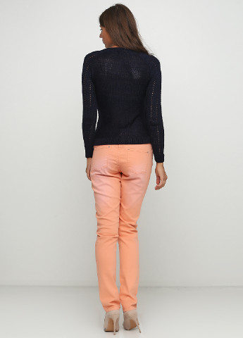 Оранжевые демисезонные зауженные джинсы Colours