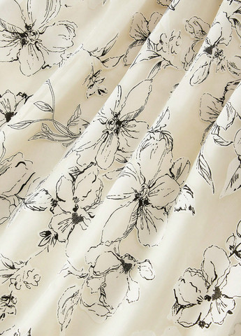 Кремова кежуал сукня силуетна SHEIN з квітковим принтом