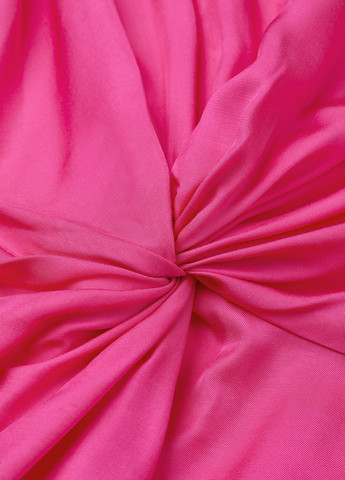 Фуксиновое (цвета Фуксия) кэжуал платье H&M однотонное
