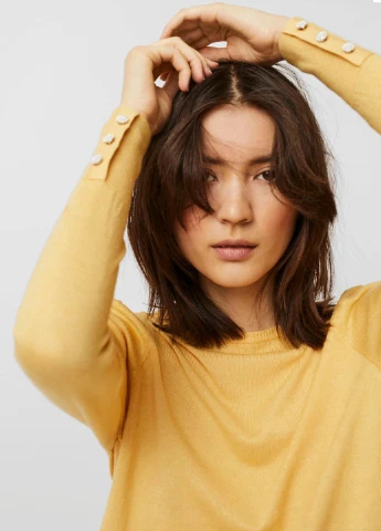 Жовтий демісезонний светр Vero Moda
