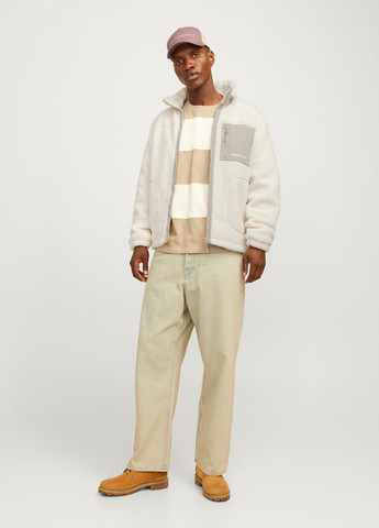 Молочна демісезонна куртка Jack & Jones