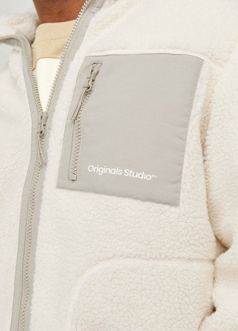 Молочна демісезонна куртка Jack & Jones