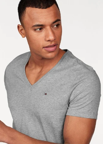 Серая футболка Tommy Jeans