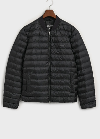 Чорна демісезонна куртка Gant