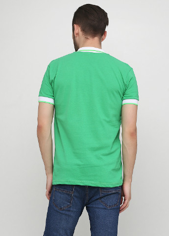 Салатовая футболка-поло для мужчин Chiarotex однотонная