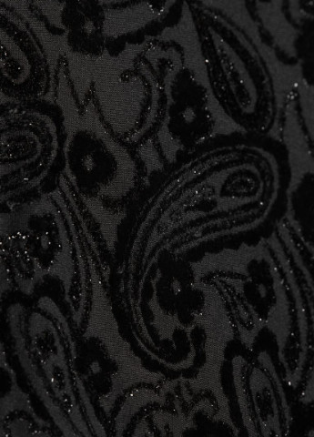 Чорна вечірня сукня H&M з малюнком