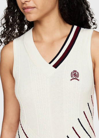 Чорно-білий кежуал сукня Tommy Hilfiger в смужку