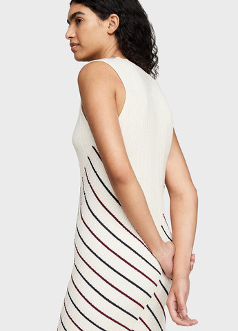 Чорно-білий кежуал сукня Tommy Hilfiger в смужку