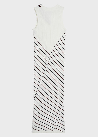 Чорно-білий кежуал сукня Tommy Hilfiger в смужку