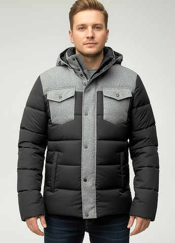 Черная зимняя куртка Sun's House