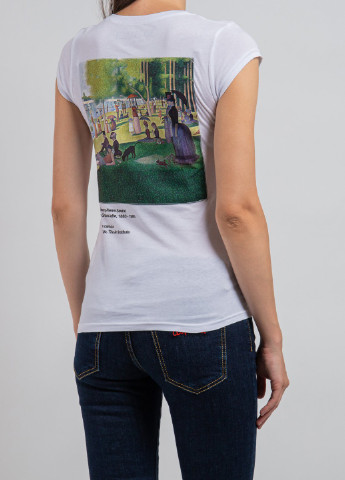 Белая футболка с принтом Ko Samui - (250382540)