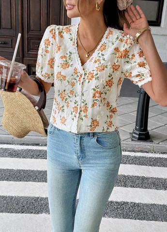 Біла блуза SHEIN