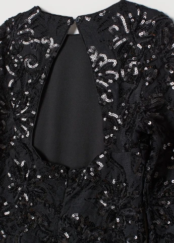 Черное кэжуал платье H&M