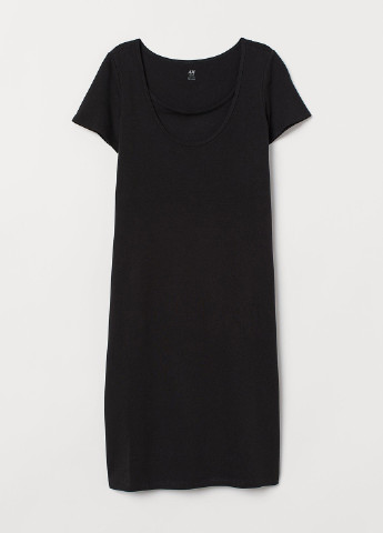 Чорна кежуал сукня сукня-футболка H&M
