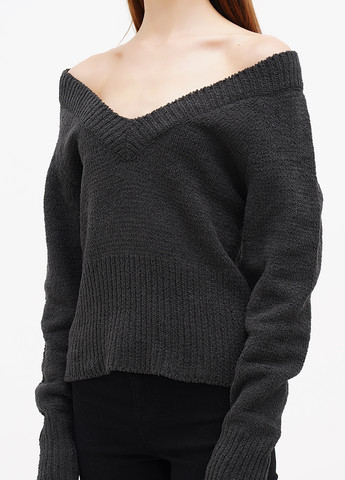 Темно-сірий демісезонний пуловер пуловер CHD
