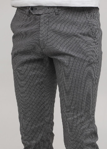 Темно-серые кэжуал демисезонные зауженные брюки Lagrand
