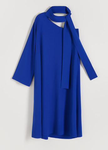 Синя кежуал сукня кльош Reserved однотонна
