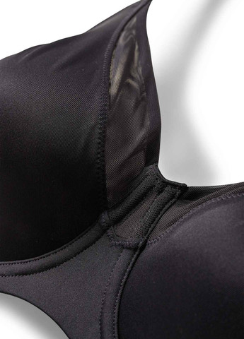 Чёрный минимайзер бюстгальтер C&A с косточками нейлон