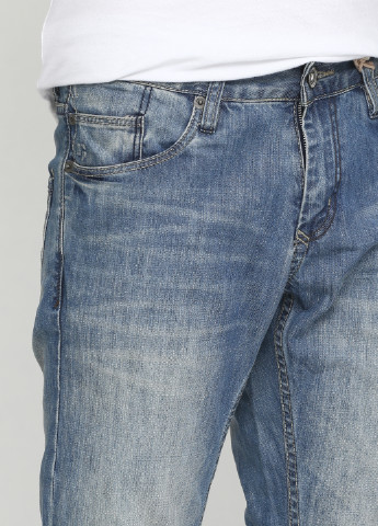 Синие демисезонные со средней талией джинсы Garcia