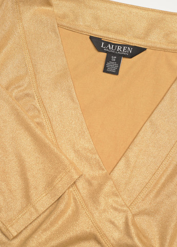 Золотая блуза на запах Ralph Lauren
