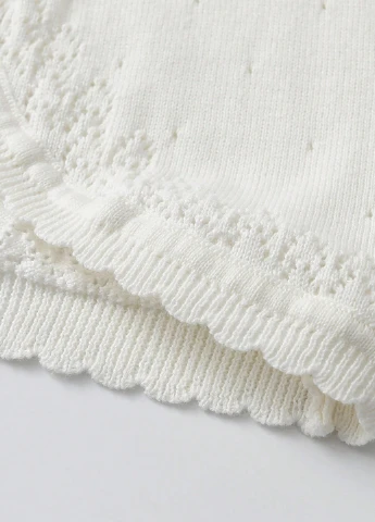 Молочный демисезонный кардиган SHEIN