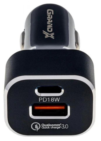 Зарядний пристрій CH-29 PD 3.0, Quick Charge QС3.0, 1 TypeC, 1 USB (CH-29) Grand-X (216637371)