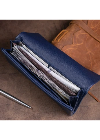 Жіночий шкіряний гаманець-клатч 18,5х9,8х2 см st leather (252131124)