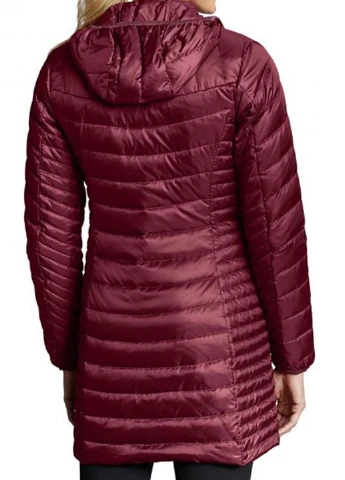 Бордовый зимний Пуховик Eddie Bauer