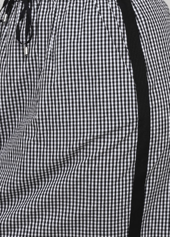Черно-белая кэжуал в клетку юбка Heine