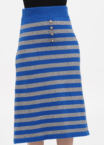 Серо-синяя кэжуал в полоску юбка Timiami