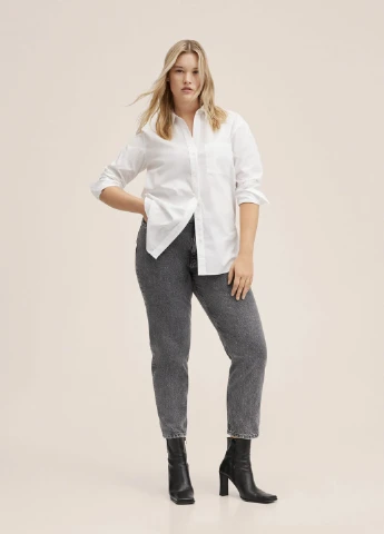 Джинсы плотный деним mom fit Mango - (256519075)