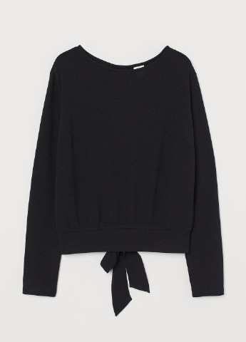 Черная демисезонная блуза H&M