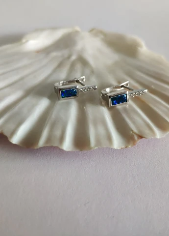 Сережки Silver Flame (255306443)
